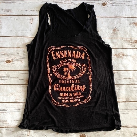 Ensenada Mexico Jack Daniels Tank Top - Picture 1 of 4